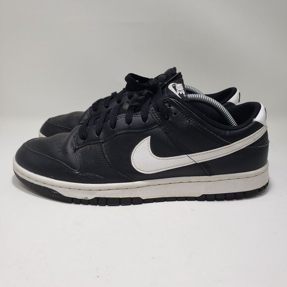 Nike Dunk Low Reverse Sneakers Black Panda Mens Size 10.5 - Picture 1 of 10